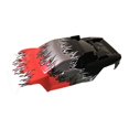 thumbnail image 3 of RC Car Body Shell Frame RC Painted Car Body Shell for 1:10 Crawler Model Car Red, 3 of 8