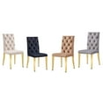 thumbnail image 2 of Canadian Roma Mocha Dining Chair Golden Legs, 2 of 3