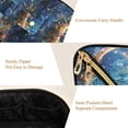 thumbnail image 5 of FORMRS Makeup Bag Travel Cosmetic Organizer for Women Fold Flat Zipper Pouch with Handle, Crystal Moon, 5 of 8