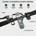 thumbnail image 5 of VIPQV 8.5" Electric Scooter for Adult, Folding Electric Scooter with 350W Motor, 21 MPH Max Speed, 25 Miles Long-Range and Deck Lights, White, 5 of 8
