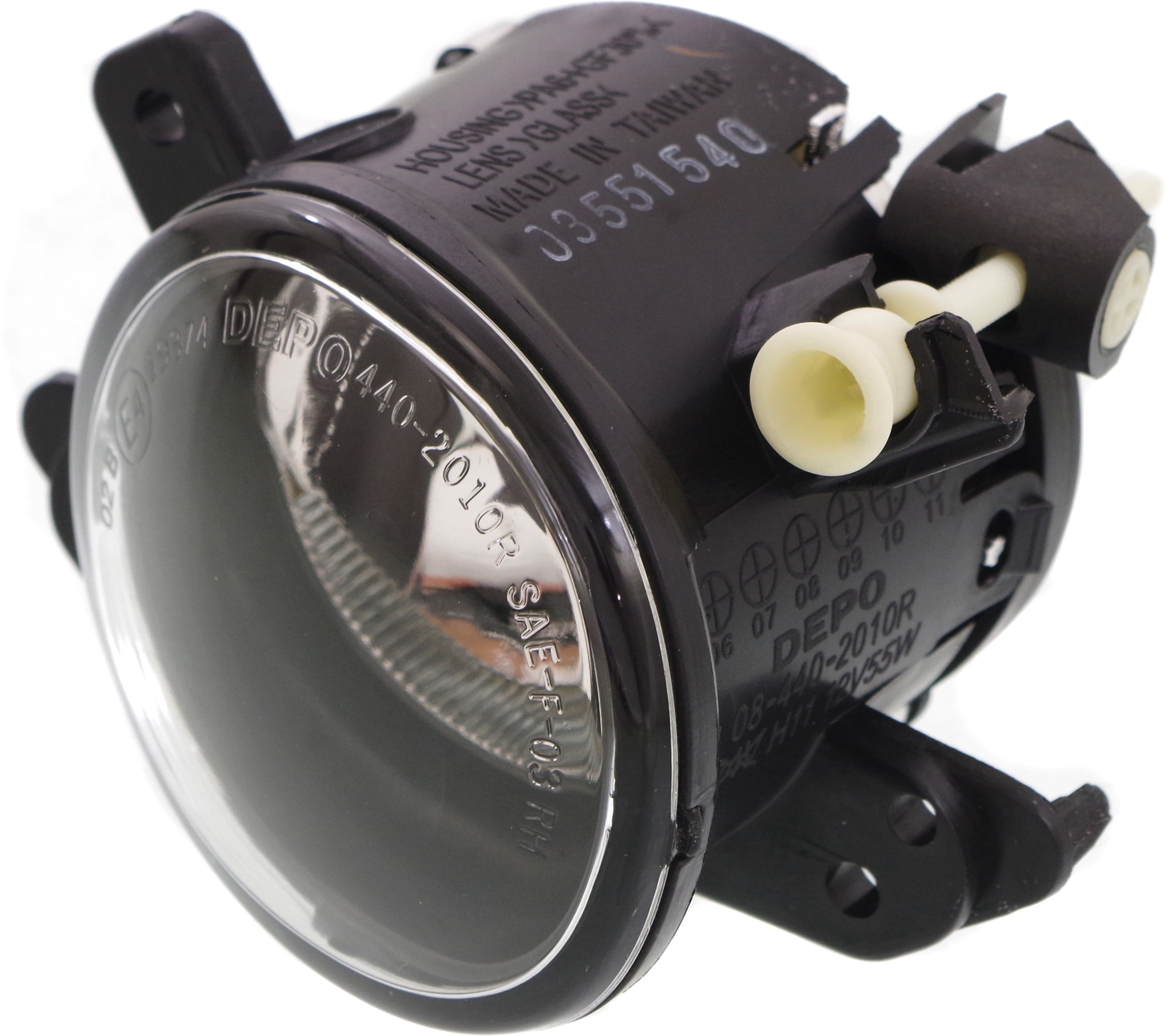 Replacement RBM107501 Fog Light Compatible with 2008-2009 Mercedes Benz C230 2010-2011 C250 Front, Right Passenger With bulb(s)