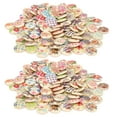 thumbnail image 2 of Haofy 200Pcs Wooden Sewing Buttons 15mm For Crafts Making Clothing Sewing Colorful HOT, 2 of 8