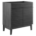 thumbnail image 2 of Modway Render 30" Bathroom Vanity Cabinet (Sink Basin Not Included) in Charcoal, 2 of 8