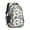 Dinosaur and Text-1, variant on Dinosaur and Volcano White Pattern Backpack for School, Cute School Bag with Adjustable Shoulder Straps and Padded Back, 16.9"x12.6"x5.9"