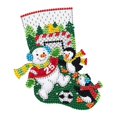 thumbnail image 1 of Cuadros Decorativos DIY diamantes mosaico pegatina lindo 5D Navidad Kits niños regalos (BT082) Wdftyju de costura negro 4 estilos, 1 of 4