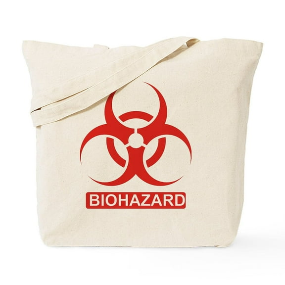 CafePress - Biohazard Tote Bag - Unisex Canvas Tote Bag, Beige, 1-Piece