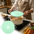 thumbnail image 1 of Outdor Silicone Splatter Screen For Frying Pan Guard Non Stick Splatters Use Grease Splatter Guard Heat Trivet Mat Dishwasher, 1 of 6