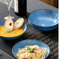 thumbnail image 4 of vancasso, Series Navia, 4-Piece Stoneware Soup Bowl Dinnerware Set, Dark Blue Dinner Set, Round 8 inch, 4 of 7