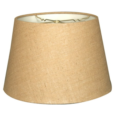Royal Designs 18" Tapered Shallow Drum Hardback Lamp Shade Burlap