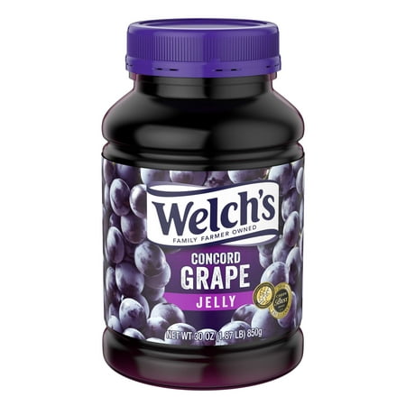 Welch's Concord Grape Jelly, 30 oz (Best Jelly For Pb&j)