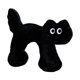 thumbnail image 5 of Juguete de peluche suave, decoración de animales, figurita, accesorios para fotos, cojín de peluche, almohada para sala de estar, sofá, recuerdo de , negro, 5 of 8