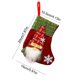 thumbnail image 3 of Adornos navideños, adornos navideños, regalos navideños, 1 pieza de calcetines navideños de lino con dibujos animados, bolsas de regalo navideñas, colgantes decorativos para árbol de Navidad, chimenea, 3 of 6