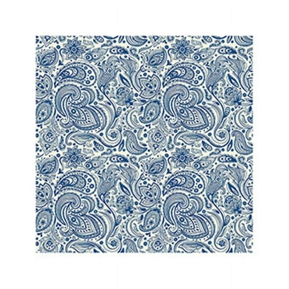 Bandana English Indigo - 22 x 22 in.
