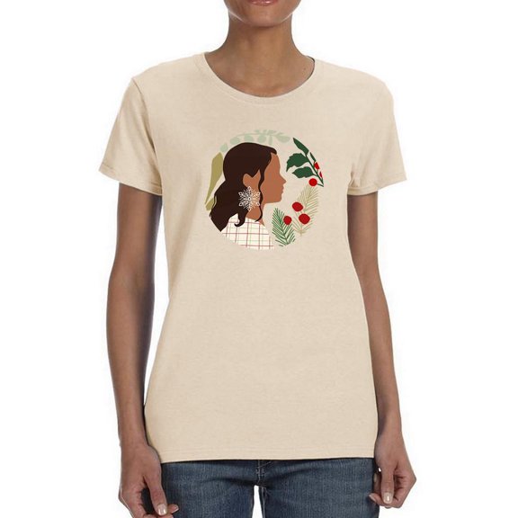 Christmas Earring Collection D T-Shirt Women -Victoria Barnes Designs, Female 5X-Large