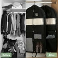 thumbnail image 6 of Foldable Garment Bag for Travel Dust-Proof Hanging Suit Carrier with Sturdy Handle for Dresses, Coats & Formal Wear, 6 of 6