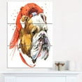 thumbnail image 3 of Impression sur toile « illustration bouledogue » Design Art, 3 of 3