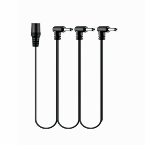 FITE ON 3 Way Daisy Chain Cable Compatible with Electric Guitar Effect Pedal Power Supply Cord Lead