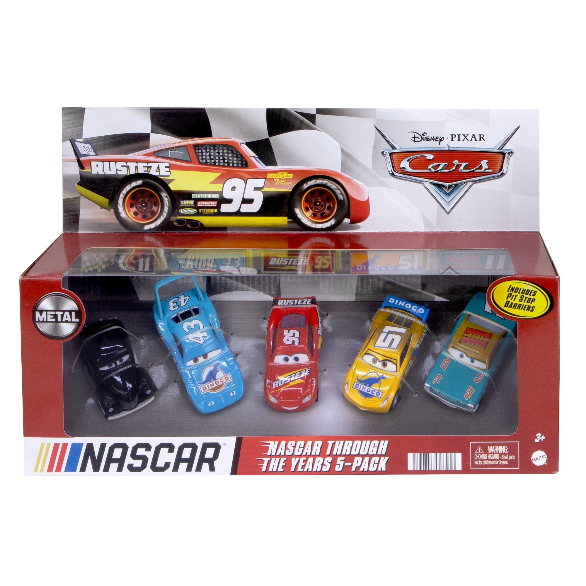 Disney Cars 2017 Movie Moments Lightning McQueen With Pit Stop Barrier for sale online 
