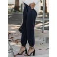thumbnail image 2 of Asyoly Womens Linen Pants Loose Fit Drawstring Trousers Soft Casual  Elastic High Waisted Joggers Pants with Pockets, 2 of 7