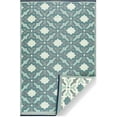 thumbnail image 4 of Beverly Rug 5' x 7' Blue Trellis Outdoor Rug, 4 of 5