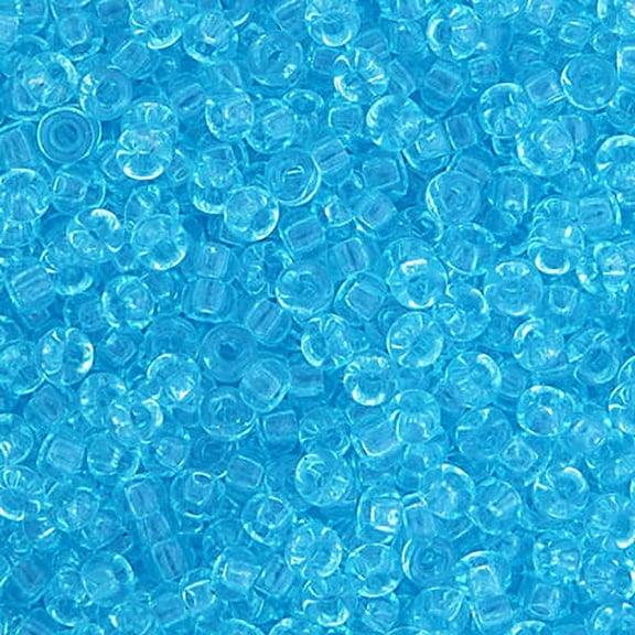 Miyuki Glass Seed Beads 11/0 (22gms), Aqua Transparent [DB0148]