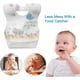 thumbnail image 5 of Disposable Bibs 50 Pack - Baby Bib Waterproof With Food Catcher Pocket, 5 of 5