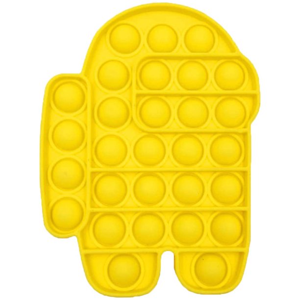 Among In Us Push Popping Bubble Sensory Fidget Toy, Stress Reliever Silicone Stress Reliever Toy Adepaton WRMH-272-4