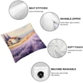 thumbnail image 4 of Orinice   Romantic Lavender Flower Throw Pillow Covers  , Purple Flowers Pillow Covers, Country House Rustic Cushion Covers, Realistice Farm Decorative Accent Pillow Cases 20x20in, 4 of 5