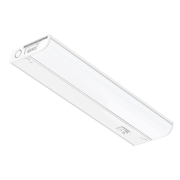 Inlight 12-inch Hardwired Only LED Under Cabinet Lighting, Daylight White(5000k), Dimmable, Matte White Finished, ETL Listed, IN-0201-11-WH-50