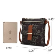 MKF Collection Jeni women’s Crossbody Bag, Signature Vegan Leather Shoulder bag Handbag Purse by Mia K. - Red