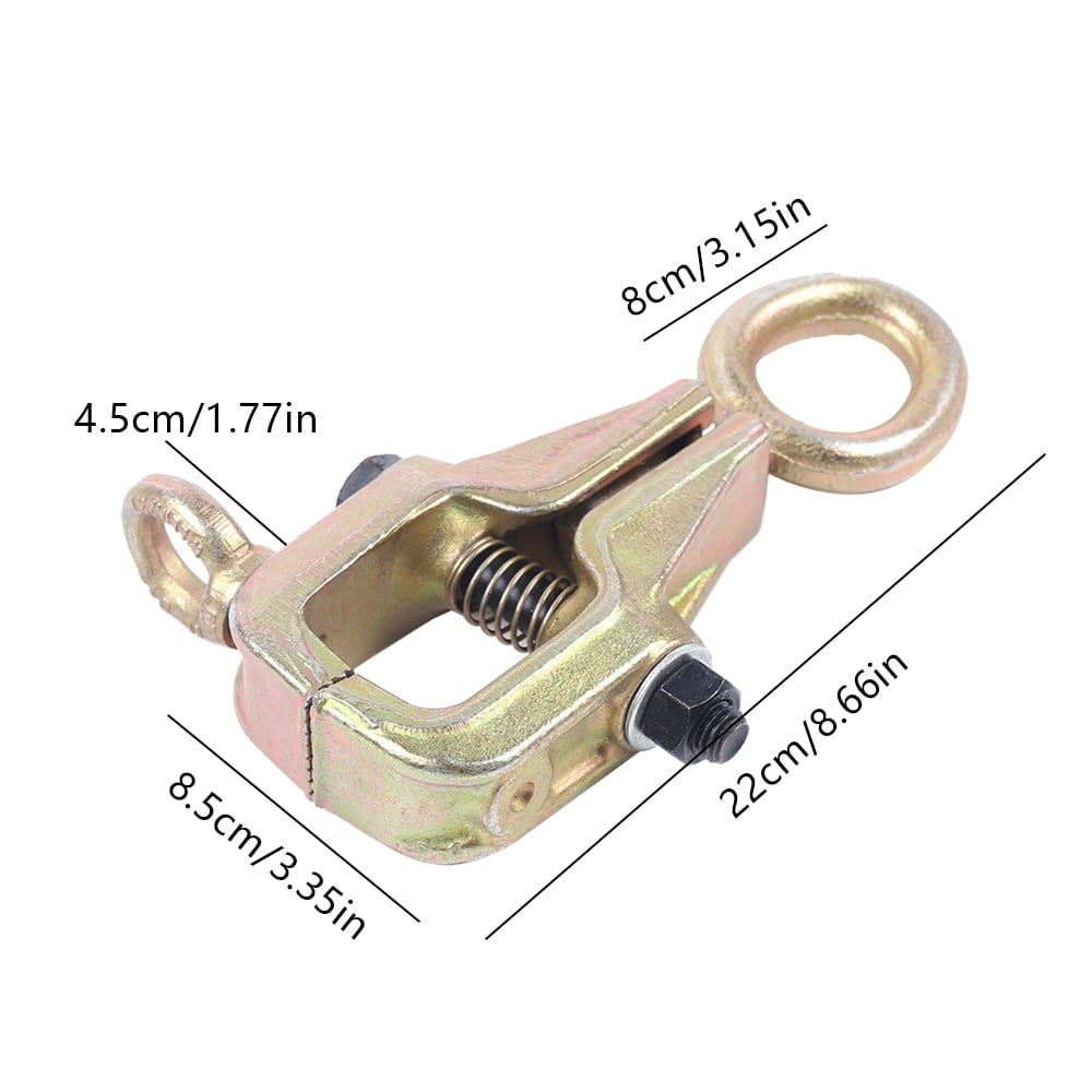Mouth Clamp Self-Tightening Pull Clamp 5-ton Mouth Auto Body Top & Straight 2-Way Frame Grip Back Body Repair Big Mouth Pull Clamp 5 Ton Clamp Frame Back Self 2 Way Tightening Grips Auto Body Repair