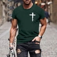 thumbnail image 2 of CHUMUD Mens Easter Graphic T Shirts Crew Neck Short Sleeve Tops Summer Basic T Shirt, 2 of 5