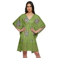thumbnail image 1 of Moomaya Robe Courte de Caftan de Plage, Robe de Couverture Imprimée, Kaftan pour Femmes, Tenue de Plage, Couverture, 1 of 4