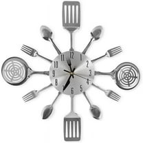 2024 TOP! Large Kitchen Wall Clocks with Spoons and Forks, Decor Nice Gifts,Wall Clock Tableware