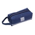 thumbnail image 1 of Estuche Oxford para lápices con asa, estuche doble para bolígrafos, bolsa de papelería para estudiantes y personas que se desplazan a diario. Organizador de artículos de papelería., 1 of 8