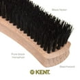thumbnail image 5 of Kent BRD6 Small Travel Men's Beard and Mustache Brush, Natural Boar Bristle for Flawless Shaping and Grooming. Ergonomic Wood Handle. Dry or Wet Beard, Distributes Oils and Balms. Made in England, 5 of 6