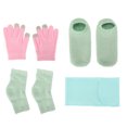 thumbnail image 4 of Juego de guantes de calcetines hidratantes calcetín de gel reutilizable para el talón antiarrugas cómodo para uso diario ANGGREK Otros, 4 of 8