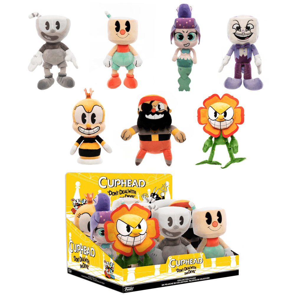 Funko Plush: Cuphead S2 - Cuphead (BW) - Walmart.com