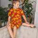 thumbnail image 4 of Balery Vintage maple leaves autumn Conjunto de Pijama Infantil de Manga Corta con Estampado – Ropa de Dormir de Algodón Suave-4X-Large, 4 of 6