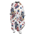 thumbnail image 4 of ZICANCN Hair Cutting Cape for Adults, 4th July America Gnome Liberty Cape Salon Barber Cape for Hair Stylist Shampoo Capes Waterproof, 55x66 Inches, 4 of 7
