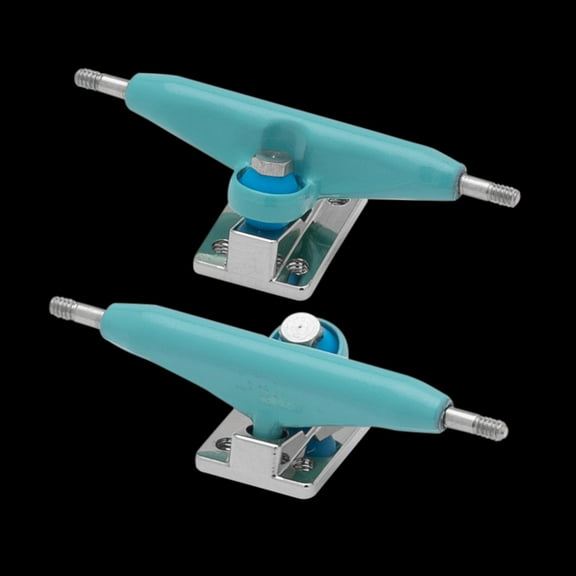DeliDecks Fingerboard Trucks - Trux 34mm Teal and Silver