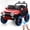 Red Jeep, variant on 24V Kids Ride on Car, 2 Seater Ride on Toy Pink Jeep for Big Kids with Remote Control, Kids Electric Vehicles Cars, 3 Speeds, LED Lights, Bluetooth Music, Pink