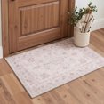 thumbnail image 5 of GENIMO 2'x7' Runner Rug, Machine Washable Non Slip Low Pile Hallway Runner Rug for Kitchen Laundry Room, Vintage Persian Diamond, AMBER VINE, 5 of 5