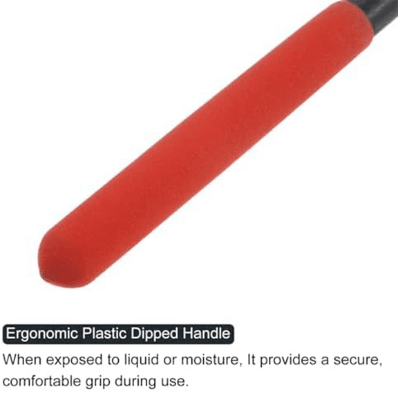 Symkmb Die Handle Wrench for Metric M30-M36/1-1/16 inch-1-7/16 inch(UNC/UNF) 65mm OD Round Dies,65mm x 25mm Threaded Die Holder Steel black & red