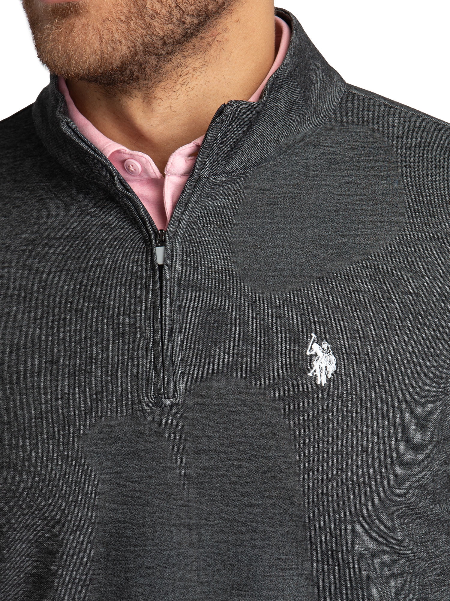 U.S. Polo Assn. Men's Luxe Quarter Zip Pullover