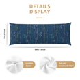 thumbnail image 3 of Kdxio Shark Print Body Pillow Cover with Zipper,Soft Body Pillow Pillowcase,Long Pillow Case Cover,20x54 Inch, 3 of 7
