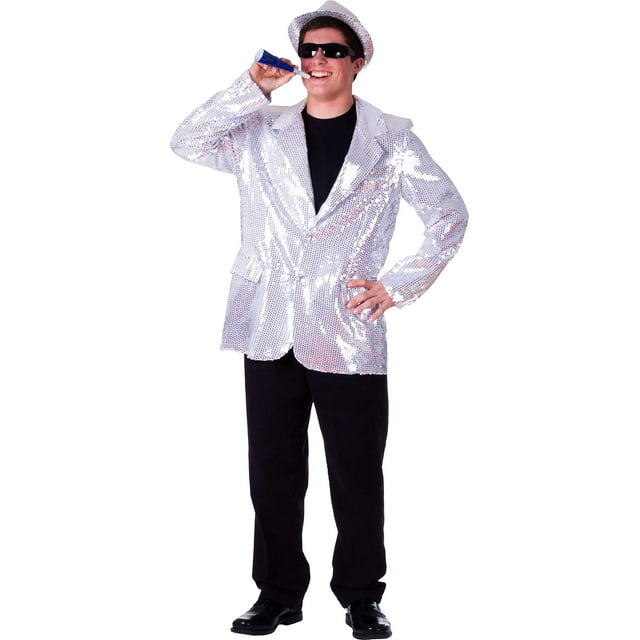 Chaqueta de lentejuelas Dress Up America para hombre, disfraz de adulto