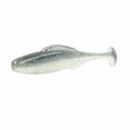 thumbnail image 2 of BaitFuel Saltwater 3in Paddle Tail, Grey Ghost Magic, 6pieces Fishing Lures, 2 of 4