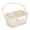 Ivory White, variant on Foldable Hanging Sink Drain Basket, Space-Saving Kitchen Colander with Quick-Drain Design, Versatile Sink Strainer Basket for Fruits, Vegetables, Utensils & Dish Drying(Ivory White)