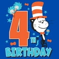 thumbnail image 2 of Boys Dr. Seuss The Cat in the Hat and Friends 4th Birthday T Shirt, 2 of 5
